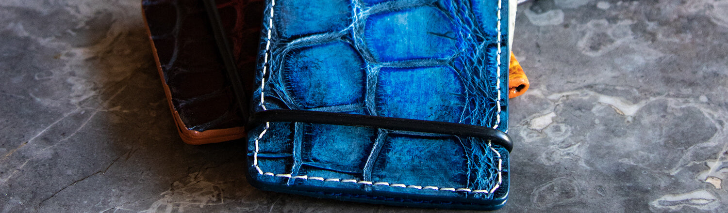 Shark Alligator Wallet Custom Mens Wallets